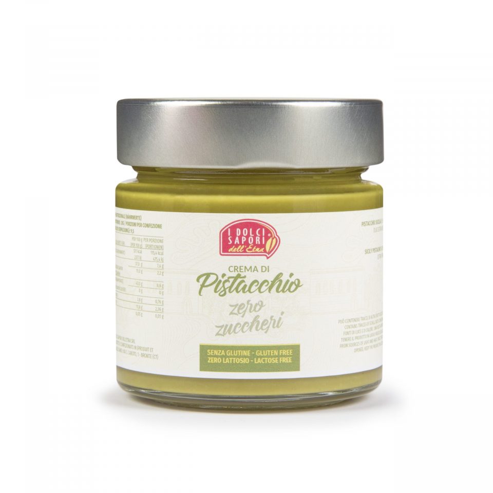 Sicilian Pistachio Cream Zero Sugars GOGOSICILY